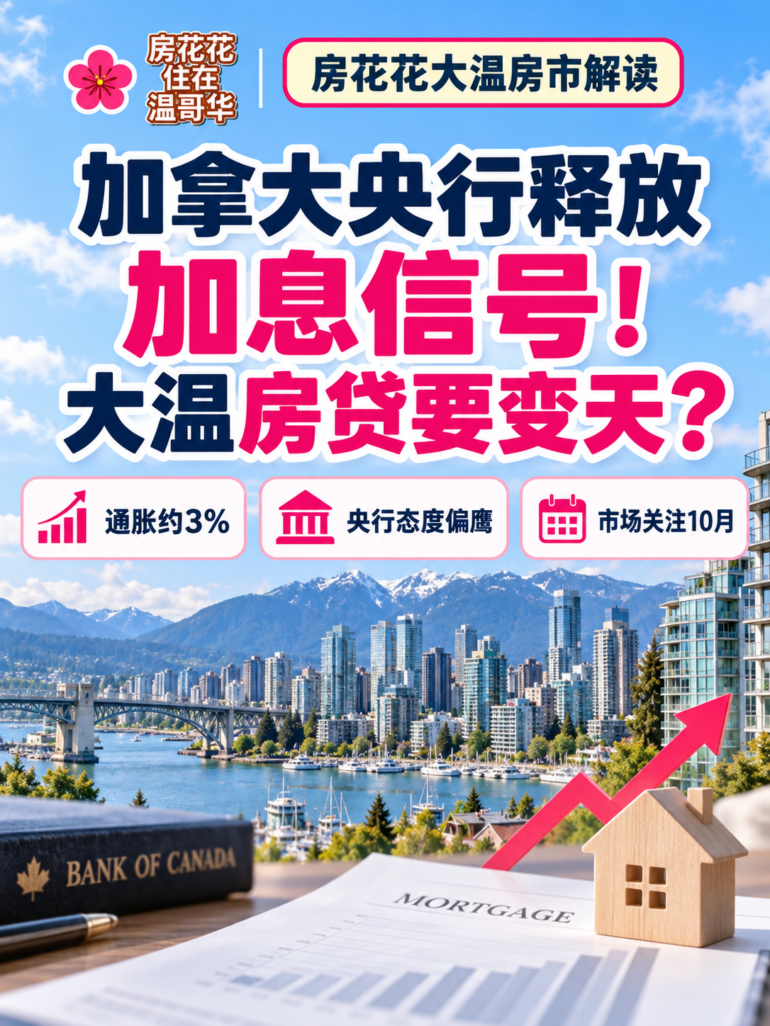 加拿大央行释放加息信号！大温房贷要变天？